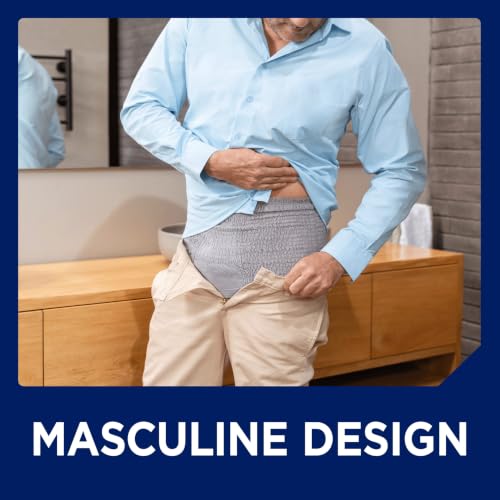 Tena Men Maximum Incontinence Underwear, Grey, XLarge 45-58in, 72 ct | Designed to feel like regular underwear, these offer a close fit with dependable leak protection for comfort and discretion - image 6
