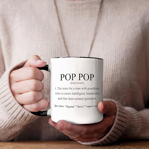 Taza de café Pop Pop de cerámica 11 oz miniatura 5