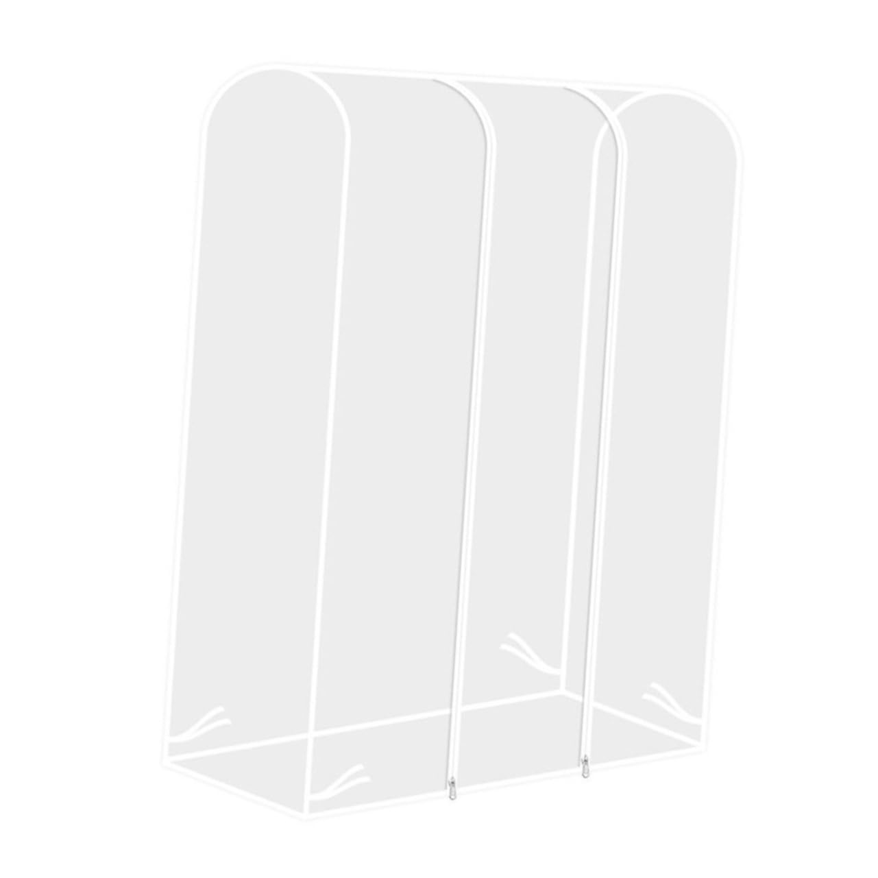 Copertura Antipolvere Trasparente per Gruccia 160x50x150 Cm