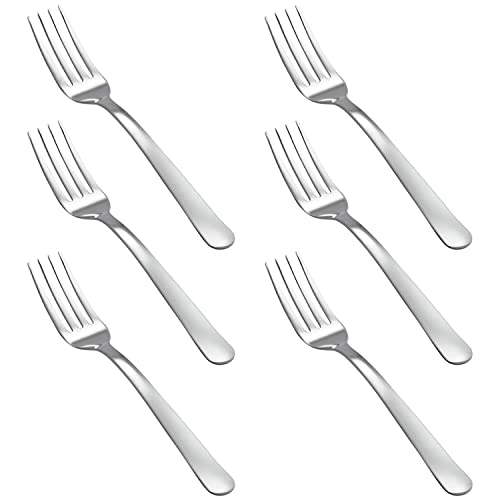 Tenedores acero inoxidable aptos para hogar y restaurantes tenedores de acero inoxidable (6 uds) Cover