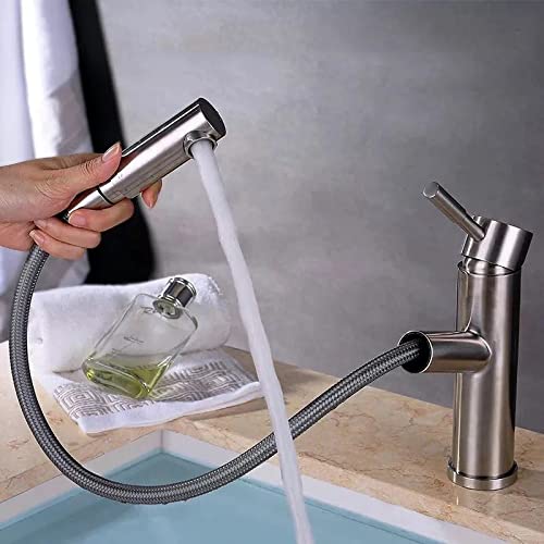 Robinet de salle de bain rétractable mitigeur eau chaude et froide - 3