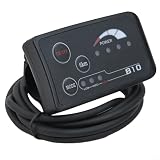 Durashmall Display a LED per bicicletta elettrica, 24 V, 36 V, 48 V, 810, pannello in plastica per connettore JST-SM, materiale ABS, colore nero (A 36 V)