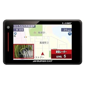 ユピテル GPS内蔵レーダー探知機　レーザー光受信対応 A350α A350α｜GPSアンテナ内蔵 レーザー＆レーダー探知機｜Yupiteru