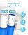 AQUA CREST Whole House Sediment and Carbon Water Filter, with FXHSC 20 Micron Sediment Filters, 10" x 4.5", Pack of 2 Each, Bundle