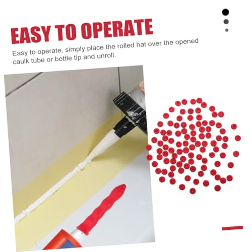 Gatuida 20pcs Caulk Sealer Saver Caps Reusable Protective miniatura 7