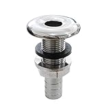 NRC&XRC Marine Grade Stainless Steel Barbed Short Straight 3/4