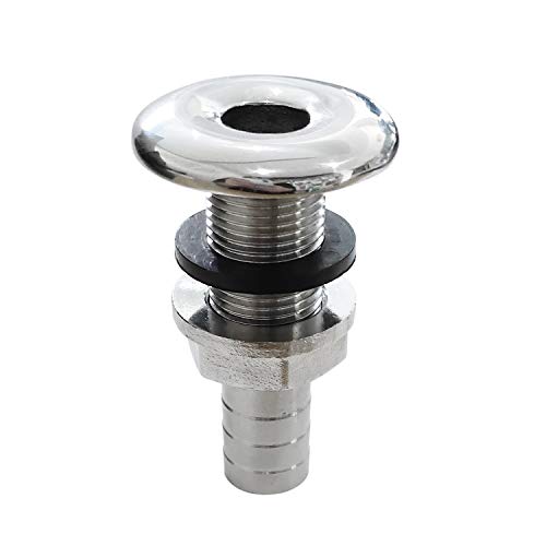 NRC&XRC Marine Grade Stainless Steel Barbed Short Straight 3/4