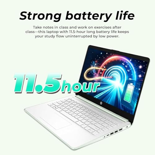 Image of HP 14 inch Laptop, Intel N150 Processor, 4GB DDR5 RAM, 128GB SSD, 1TB Cloud Storage, Windows 11 with Microsoft 365 for Business, Students & Everyday Use, Long Battery Life