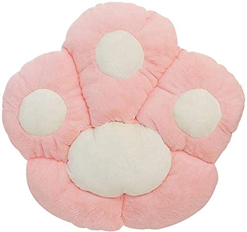 Cute Seat Cushion Cat Paw Shape Lazy Sofa Office Chair Warm Skin-Friendly Floor Mat Cute Cartoon Style Specially Designed for Dining Room,Bedroom, Office Chair Or Sofa
