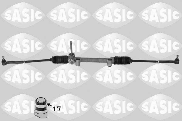 SASIC 7376004 Cremallera de dirección con rótula axial con rótulas mecánico