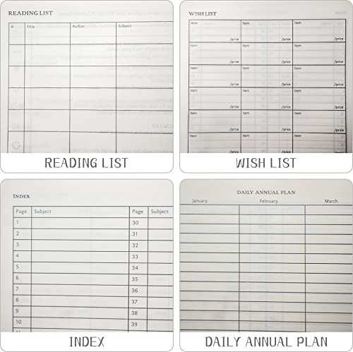 VICTORIA'S JOURNALS Cuaderno De Viñetas, Planificador Punteado Sin