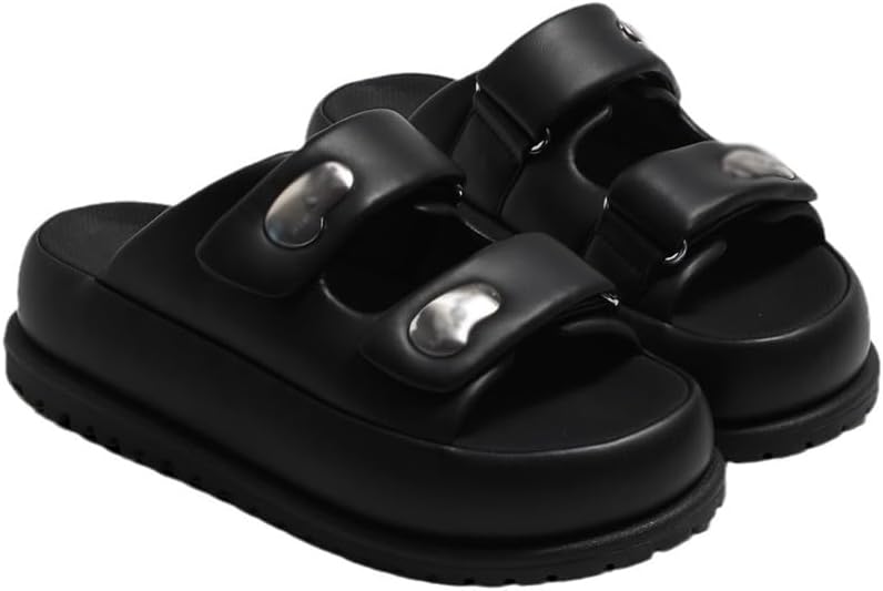 [わしのおとも] ASXDCP ニッチな雰囲気の厚底サンダルでカジュアルで多用途な女性用外履きスリッパ