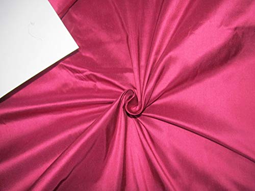 Pure soie au mètre rouge violet 137 cm tissu luxe robe soirée