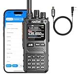 Radtel RT-920 Walkie Talkie Long Range 8W Two-Way Radio, SW MW LW CB 27MHz Receiver, Bluetooth Programmable, AM FM SSB, Noise Reduction, NOAA Weather Alert (with Programming Cable)