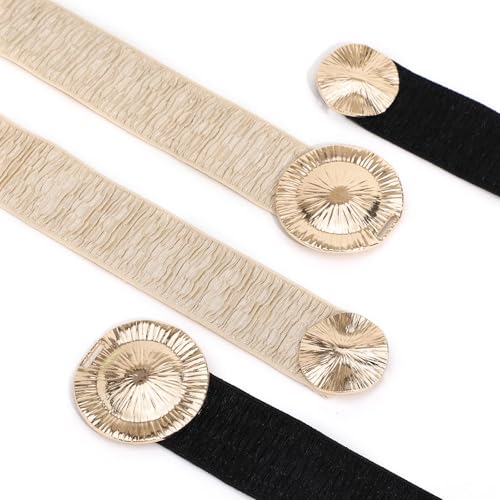 Stretch Elastic Waist Belt for Women - Fashion Wide Belt for Dresses4