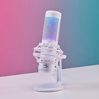 HyperX Quadcast S Beyaz RGB Mikrofon : Amazon.com.tr: Bilgisayar