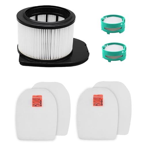 Image of Fette Filter - Replacement Filters and Kit compatible with Shark Stratos Cordless Vacuum IZ862H (1 Filter & 2 Foam and Felt Kits & 2 Cartridges)