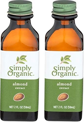 Simply Organic Almond Extract, Certified Organic | 2 oz (Pack of 2)