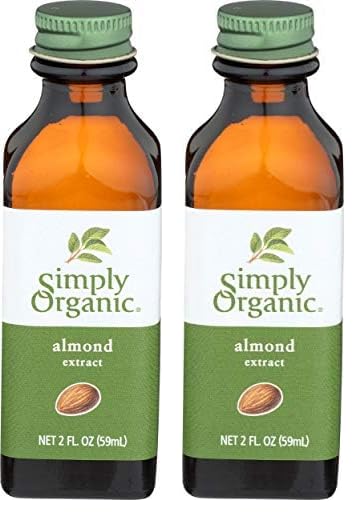 Simply Organic Almond Extract, Certified Organic | 2 oz (Pack of 2)