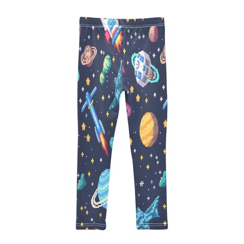 Bolaz Toddler Girls Leggings Printed Yoga Pants Leggings Space Stars for Kids2