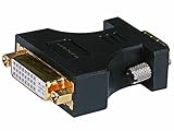 Monoprice 102397 HD15 (VGA) Male to DVI-A Female Adapter,Gold Plated (102397)