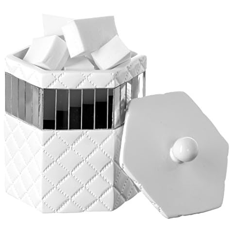 Creative Scents Quilted Mirror Q-Tip Holder Cover