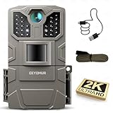 CEYOMUR Wildkamera 36MP 2K, 850nm IR LEDs Wildkamera mit Bewegungsmelder Nachtsicht, Wildtierkamera mit 2 Zoll Display, IP66 Wasserdichter für die Überwachung von Wildtieren