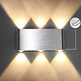 🌞 LED Lichtquelle: 6 * LED Perlen. Hochwertiger, heller, weicher und blendfrei, schützen die Augen, energieeffizient, 50.000 Stunden lange Lebensdauer.