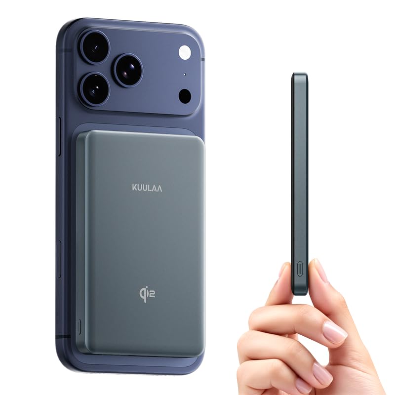 Kuulaa 10000mAh Qi2 Magnetic Power Bank