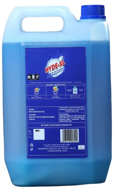 HYDE-XL-LIQUID-DETERGENT-5-Litres-Suitable-for-Top-Load-Front-Load-Washing-Machine-and-Bucket-Wash