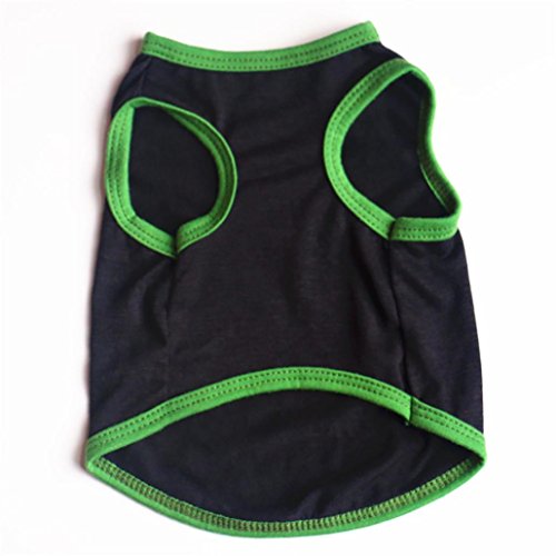 Howstar Pet Shirt, Puppy Clothes Vest Cool Sweatshirt Fbi Printed Dog Costume (Green, M) #TOP2