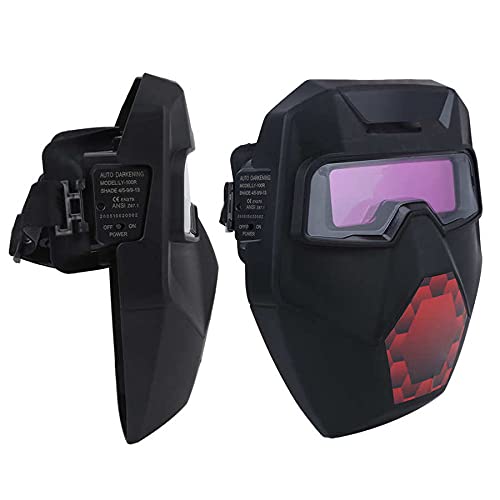 Careta Soldar Automatica,Mascara Soldar Casco de molienda PROTECCIÓN DE SOLDADOR CUBIERTA DE PROTECCIÓN AUMAJE AUTOMÁTICA DE SOLDADURA AUTOR DE LA SOLDADURA AUTOMÓVIL AUTO OSCURENDO ARGON ARC MÁSCARA
