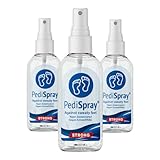 PediSpray Strong Antitranspirant Fußspray - 3er pack – 50ml – Kraftvoll gegen Fußschweiß & Fußgeruch, Langanhaltend, Parfümfrei