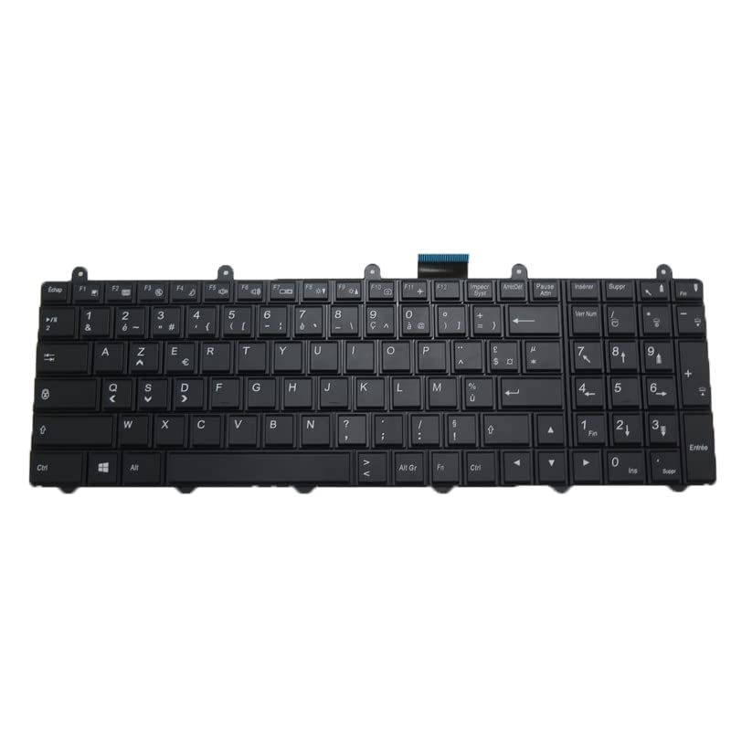 Clavier rétroéclairé pour Clevo P157SM P177SM azerty français noir