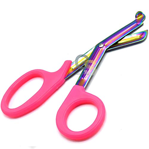 Pink Paramedic Utility Trauma EMT Bandage Shears Scissors 7.5