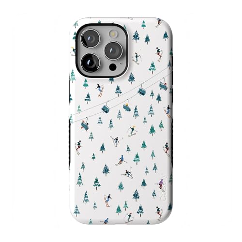 Casely iPhone 15 Pro Case | We've Peaked | Après Ski Mountains | Bold Protective Design | MagSafe Compatible Design