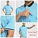 allentian Umpire Shirt - Mens Referee Shirts for Baseball/Softball - Short Sleeve Polo Ref Umpire Jersey - Sporting Goods (XL) Light Blue