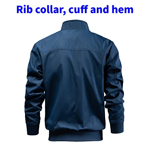 TLZC Men's Casual Outdoor Windbreaker Jacket