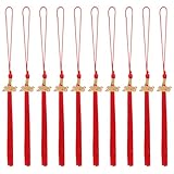 Healifty Graduation Cap Tassel Charms: 10Pcs 2026 Year Academic Tassels for Graduation Ceremony Decoration Diy Grad Cap Accessories