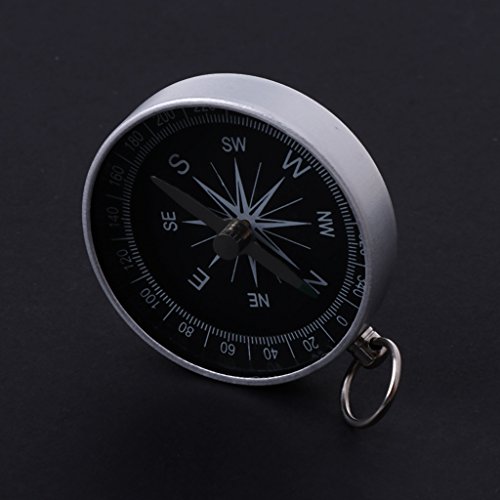 Brújula miniatura de aleación de aluminio para camping miniatura 3