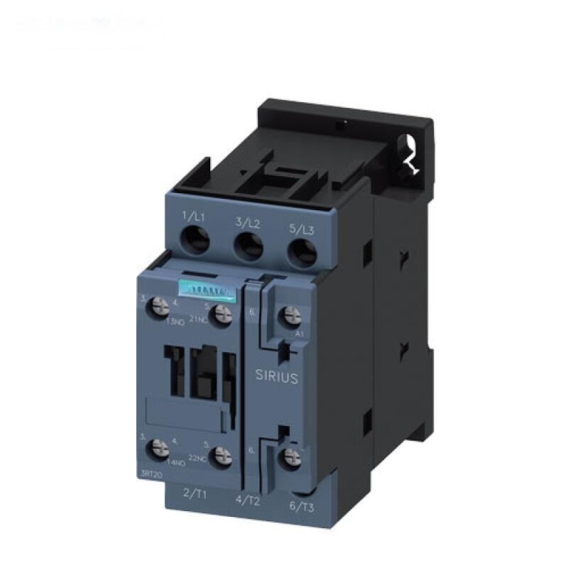 Contacteur triphasé 25A 24V CA avec contact auxiliaire pour armoire électrique industrielle