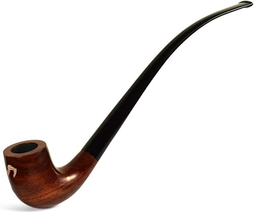 Miniatura 2 de Pipa de fumar tabaco larga de 10.2' - (10.2 in) para filtro de 0.354 in. Vikings, Valhalla Envío en todo el mundo., Marrón