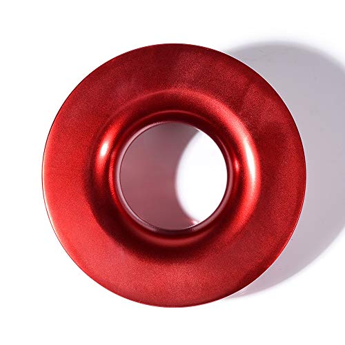 Red Recovery Ring 41,000 lbs for Soft Shackle with 38inch or 12inch Winch Ropes ATV UTV SUV Truck