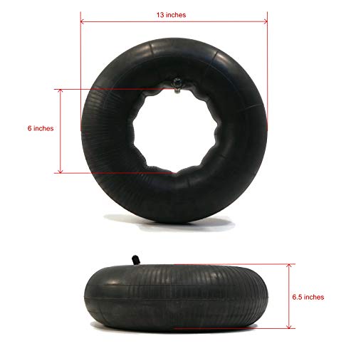 The ROP Shop | (2-Pack TIRE Inner Tube 13x6.50-6 with TR13 Stem for J. Thomas TU-1366, TU1366