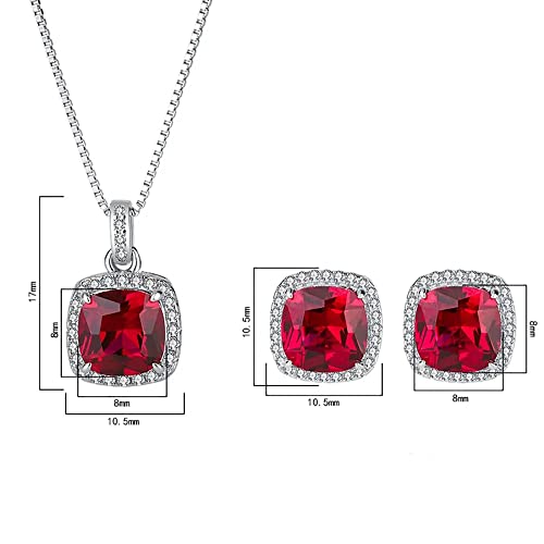Boucles d'oreilles rubis véritable KELIEQA pour parure d'exception