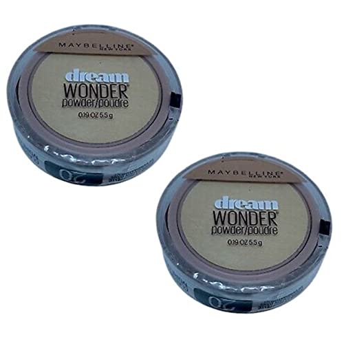 Pack of 2 Maybelline New York Dream Wonder Powder, Classic Ivory # 20