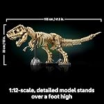 LEGO Jurassic World Fossiles de Dinosaure : Tyrannosaurus Rex - Ensemble de Construction pour Adultes, 18 ans et plus - Cadeau de Dinosaure pour les Amateurs de Films - Décor Collectible pour Chambre, Bureau ou Toute Pièce - 76968