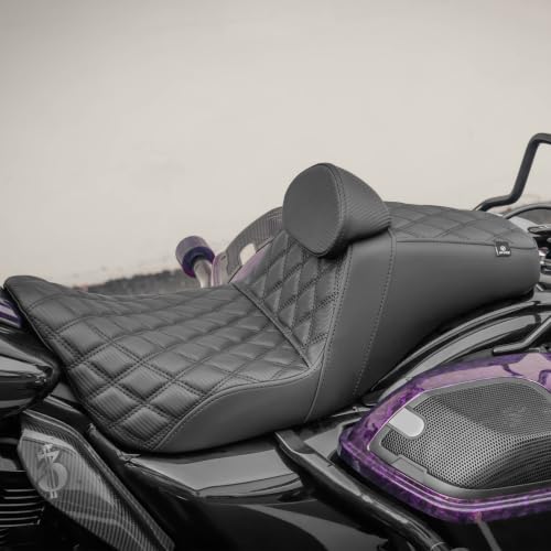 HI-LINE Gel Touring Seat for Harley