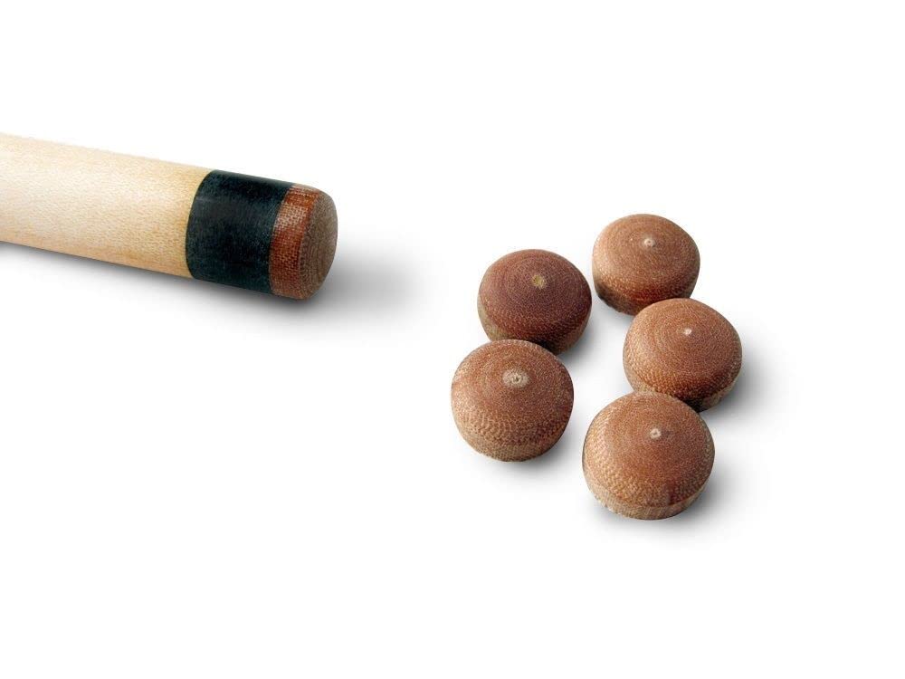Gator by Champion Sport Co 5 Gino Phenolic Jump and Break Pool Cue Stick Tip 5 Piece Set Brown