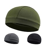 HOMSFOU Pesca Corcho Forro del Casco Gorro Deportivo De Secado Rápido para Correr Gorro Térmico De Calavera Debajo De Los Cascos Gorro con Gorro De Calavera (Verde) Flotadores De Pesca